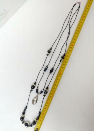 Изысканное колье ожерелье сотуар бусы4 фото