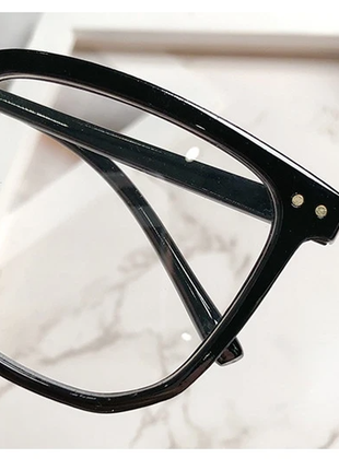 Прозорі іміджеві окуляри антиблікові6 фото