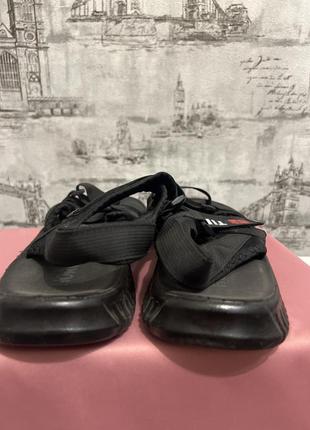 Чорні спортивні. чоловічі босоніжки4 фото