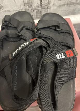 Чорні спортивні. чоловічі босоніжки5 фото