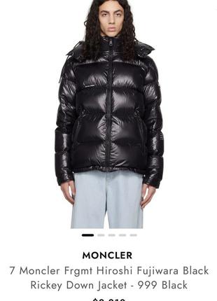 Оригинальный пуховик moncler3 фото