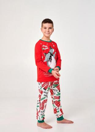 Детская пижама |  с начесом | 100% хлопок | 128,134,140 | идеальный новогодний подарок для мальчика smil2 фото
