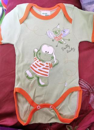 Бодіки на короткий рукав на 74см греція.