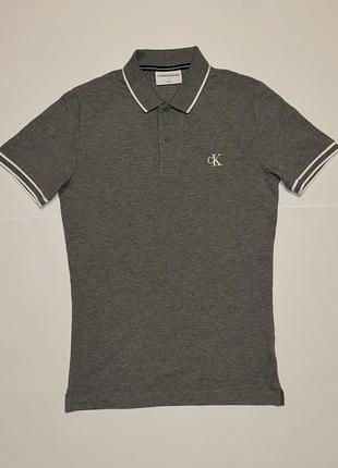 Поло, тенниска, батник  polo shirt ck calvin klein jeans half sleeve with collar and pique buttons