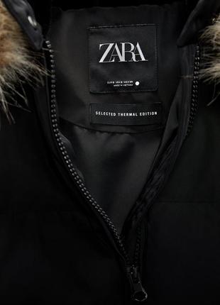 Акция! теплая пуховая парка zara thermal edition7 фото