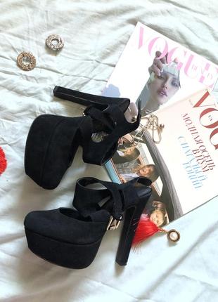 Туфли замшевые