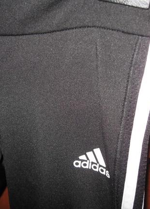 Лосины капри спорт adidas черные2 фото
