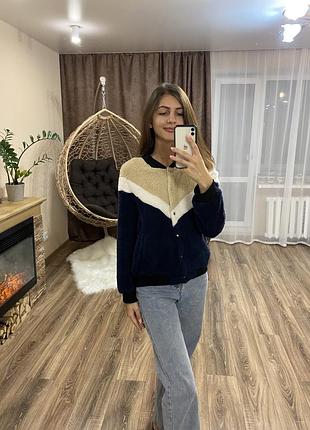 Кофта кардиган флисовая 2
