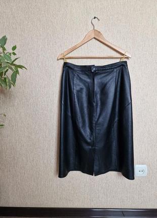 Кожаная юбка, юбка-карандаш, боковые карманы, 100% натуральная кожа
идеальное состояние3 фото