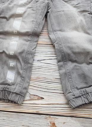 Стильные теплые зимние джинсы на флисе для девочки на 2 и 3 года cool club4 фото