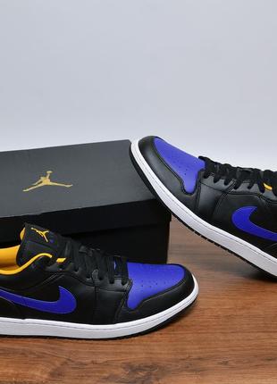 Nike air jordan 1 low dark concord кроссовки оригинал