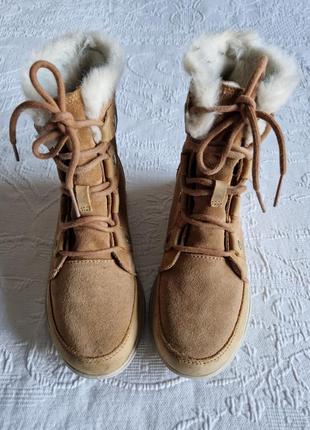 Женские оригинальные  ботинки sorel  цвет кэмел , 40  размер2 фото