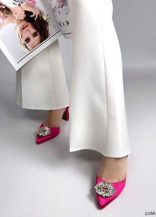 Босоножки с украшением&lt;unk&gt; женские туфли7 фото