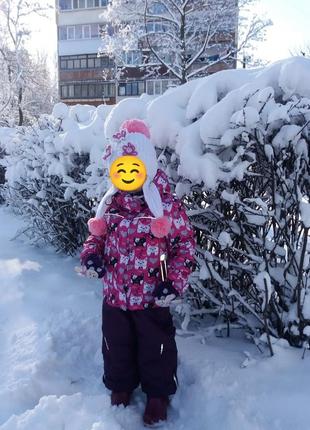 Зимовий комбінезон для дівчинки