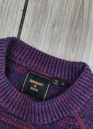 Светр superdry реглан кофта свитер лонгслив стильный  худи пуловер актуальный джемпер тренд5 фото