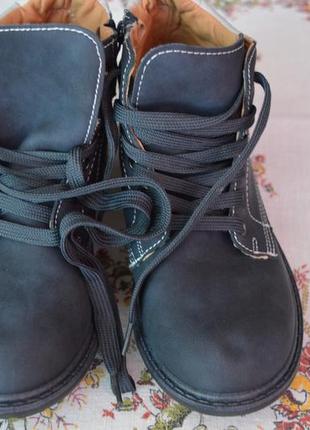 Демисезонные ботинки для мальчика размер 35