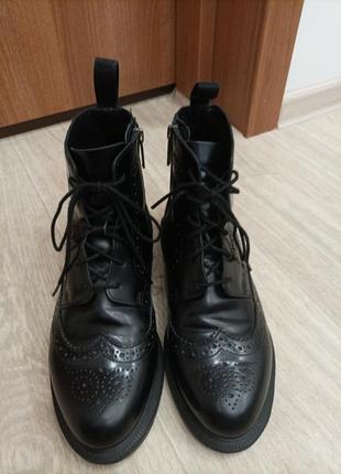 Срочно! ботинки delphine black dr. martens, размер 39.8 фото