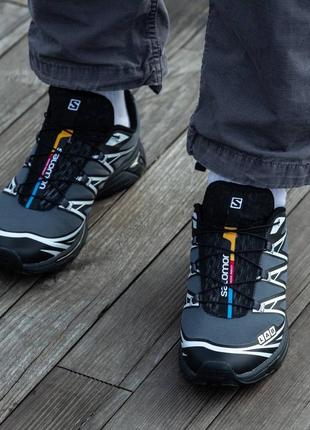 Salomon xt-6 adv grey black3 фото