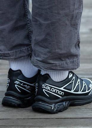 Salomon xt-6 adv grey black4 фото