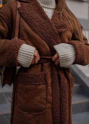 Жіноча зимова еко шуба тедді баранчик,женская зимняя эко шуба тедди барашек,зимова куртка9 фото