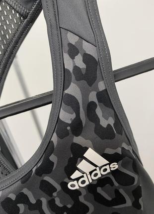 Спортивный женский женский женский кроп топ топик для бега для спорта adidas4 фото