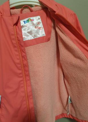 Куртка дощовик утеплена флісом lupilu 5