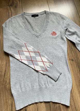 Натуральный фирменный свитер