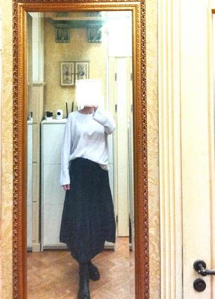 Потрясающая эффектная дизайнерская юбка. бохо, oska rundholz. двухслойная.5 фото