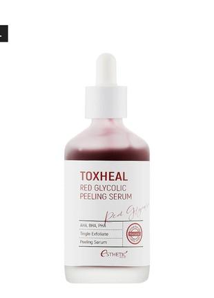 Пилинг-сыворотка esthetic house toxheal red glycolic peeling serum