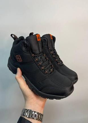 Чоловічі черевики columbia waterproof black1 фото