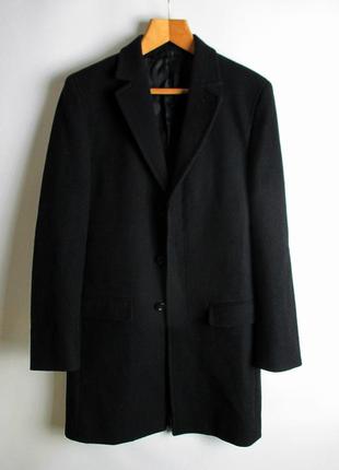 Вовняне пальто dkny donna karen new york - wool overcoat in black3 фото