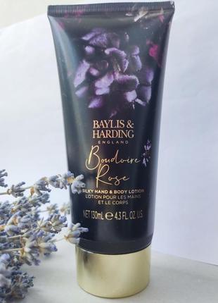 Англійський британський лосьон лосьйон для рук і тіла baylis & harding boudoire rose silky hand&body lotion англія британія аромат рози троянди
