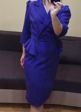 Продам офисное деловое новое платье фиолетевого ( сиреневого) цвета, c&amp;a5 фото