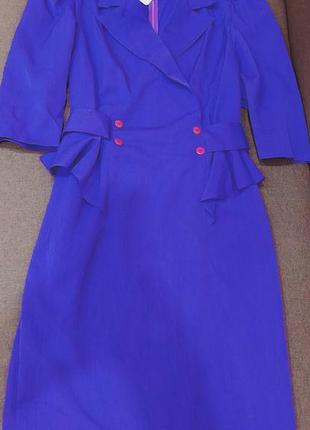 Продам офисное деловое новое платье фиолетевого ( сиреневого) цвета, c&a6 фото