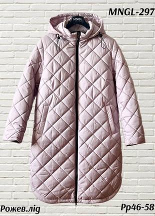 Удлиненная зимняя куртка-пуховик mangelo, р.46-5410 фото
