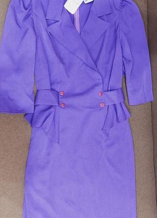 Продам офисное деловое новое платье фиолетевого ( сиреневого) цвета, c&a8 фото