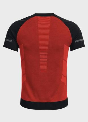 Чоловіча червона футболка ✨under armour ✨ спортивна футболка для занять спортом ua intelliknit half zip10 фото