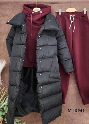 Жіноча тепла зимова куртка,пуховик,пальто,женская зимняя тёплая куртка балоновая3 фото