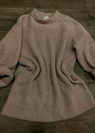 Теплый свитер размер m-l