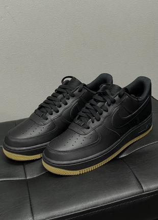 Кроссовки nike air force 1 07 black gum