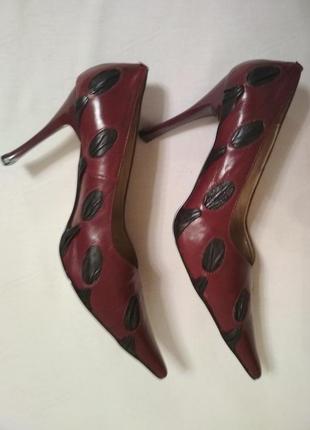Элегантные женские кожаные туфли, alida, италия6 фото