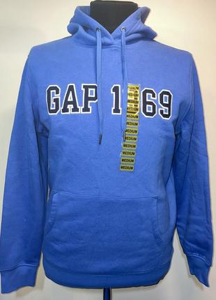 Мужской худи gap logo hoodie (size m)1 фото