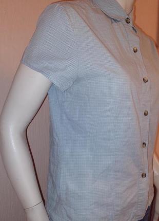 Фирменная рубашка серого цвета в полоску helly hansen made in hong kong, молниеносная отправка5 фото