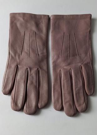 Кожаные женские перчатки marks & spencer2 фото