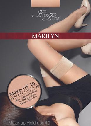 Тонкие чулки 10 ден marilyn make up lux line