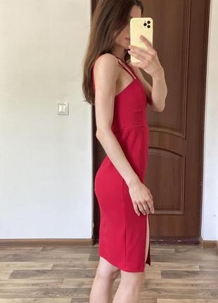Красное красивое платье new look4 фото