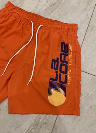 Спортивні шорти h&m оранжеві чоловічі для плавання плавки2 фото