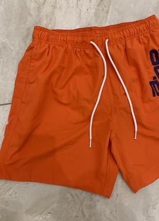 Спортивні шорти h&m оранжеві чоловічі для плавання плавки3 фото