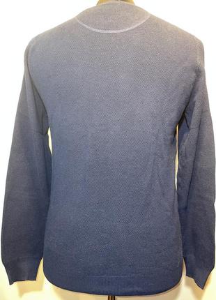 Мужской синий пуловер gant (size m)2 фото