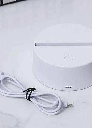 Ночник 3d соединительные пески с led-подсветкой 7 режимов золотой песок